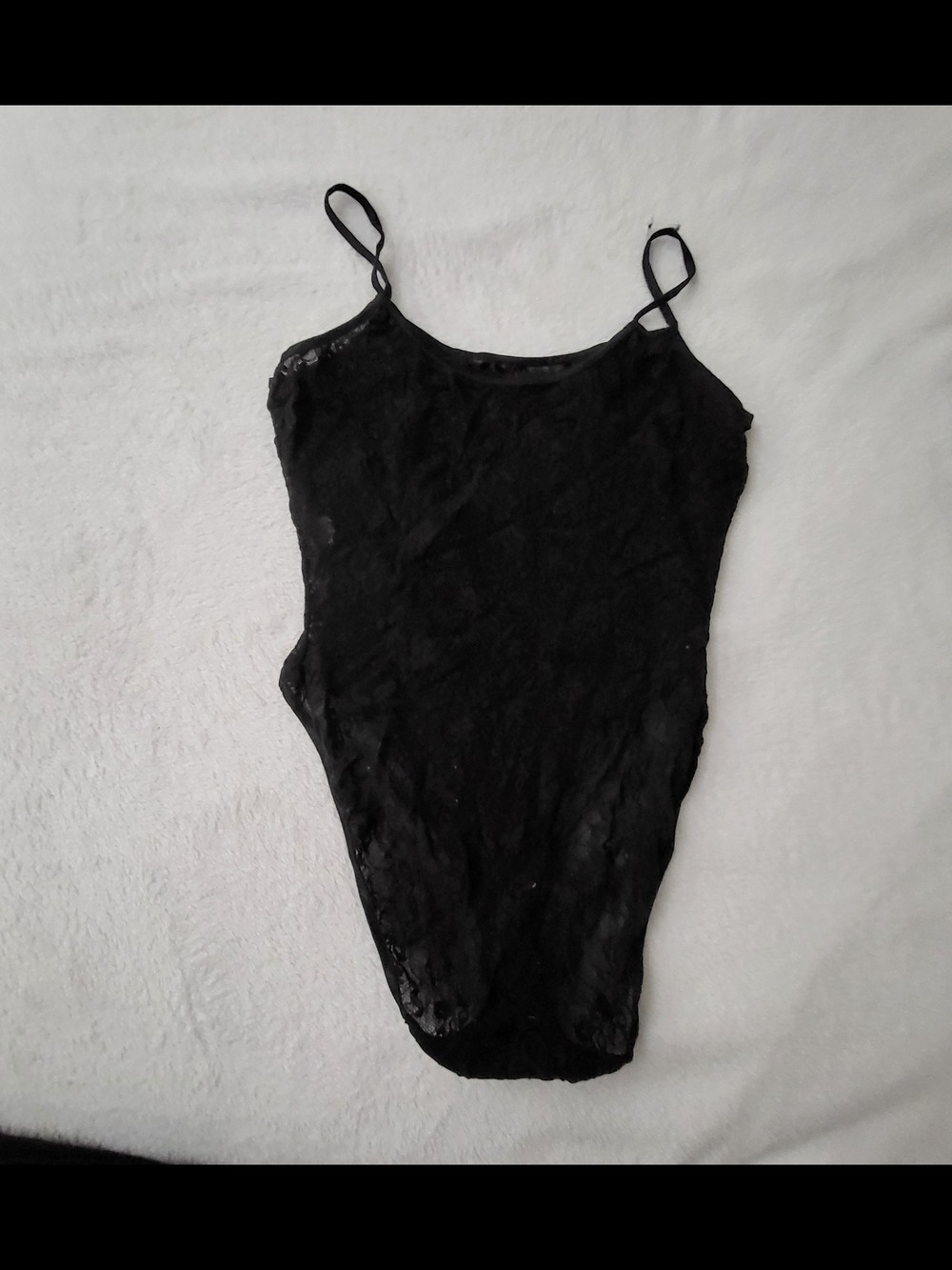 Sexy Lacy Black Lace Bodysuit Camisole - Women Intimates On Size